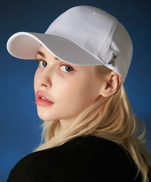 VARZAR(バザール)の「VARZAR(バザール)/Stud logo over fit ball cap/スタッズ ロゴ オーバーフィット ベースボール キャップ(キャップ・レディース・ネイビー/ベージュ/ブラック/ホワイト・FREE)」の7枚目の写真