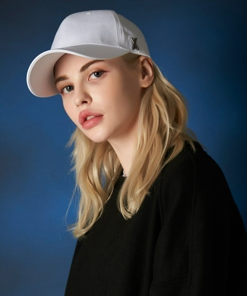 VARZAR(バザール)の「VARZAR(バザール)/Stud logo over fit ball cap/スタッズ ロゴ オーバーフィット ベースボール キャップ(キャップ・レディース・ネイビー/ベージュ/ブラック/ホワイト・FREE)」の9枚目の写真