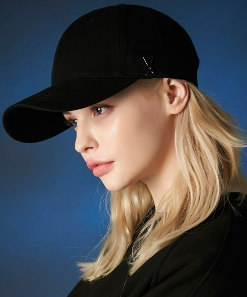 VARZAR(バザール)の「VARZAR(バザール)/Stud logo over fit ball cap/スタッズ ロゴ オーバーフィット ベースボール キャップ(キャップ・レディース・ネイビー/ベージュ/ブラック/ホワイト・FREE)」の14枚目の写真