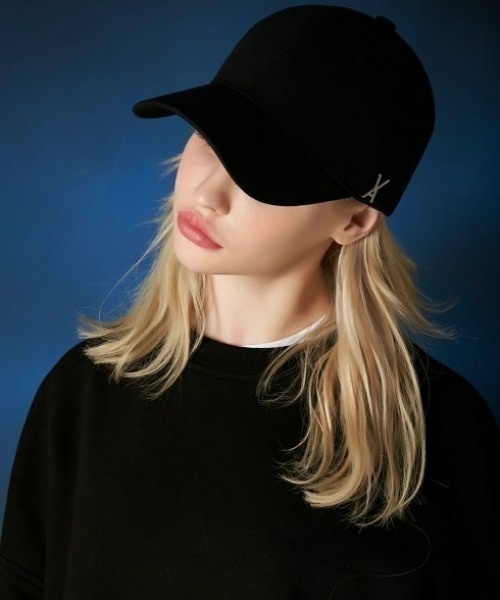 VARZAR(バザール)の「VARZAR(バザール)/Stud logo over fit ball cap/スタッズ ロゴ オーバーフィット ベースボール キャップ(キャップ・レディース・ネイビー/ベージュ/ブラック/ホワイト・FREE)」の18枚目の写真