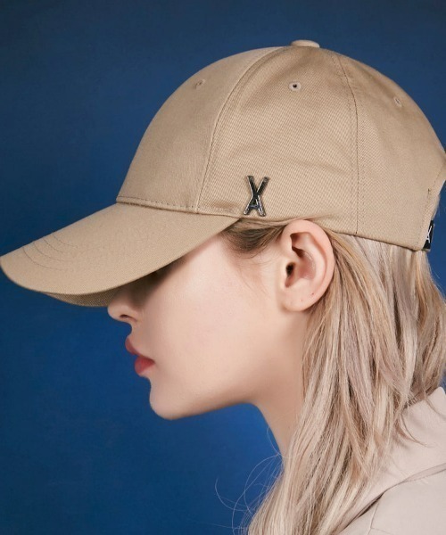 VARZAR(バザール)の「VARZAR(バザール)/Stud logo over fit ball cap/スタッズ ロゴ オーバーフィット ベースボール キャップ(キャップ・レディース・ネイビー/ベージュ/ブラック/ホワイト・FREE)」の21枚目の写真