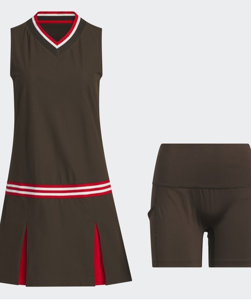  golf オリジナルスゴルフ Vネック ノースリーブ ワンピース セール】オリジナルスゴルフ Vネック ノースリーブ ワンピース【adidas