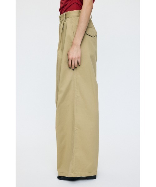 MOUSSY(マウジー)の「MILITARY WIDE LONG パンツ(その他パンツ・レディース・ベージュ/ブラウン/グリーン系その他2・2/1)」の6枚目の写真