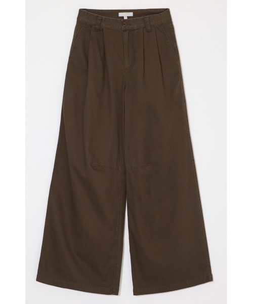 MOUSSY(マウジー)の「MILITARY WIDE LONG パンツ(その他パンツ・レディース・ベージュ/ブラウン/グリーン系その他2・2/1)」の10枚目の写真
