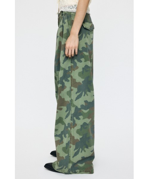 MOUSSY(マウジー)の「MILITARY WIDE LONG パンツ(その他パンツ・レディース・ベージュ/ブラウン/グリーン系その他2・2/1)」の12枚目の写真