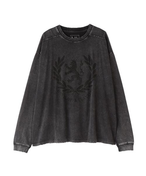 DANKE SCHON(ダンケシェーン)の「DankeSchon/ダンケシェーン/CHEMICAL VRUST RHINESTONE(Tシャツ/カットソー・メンズ・ブラック・M/L)」の3枚目の写真