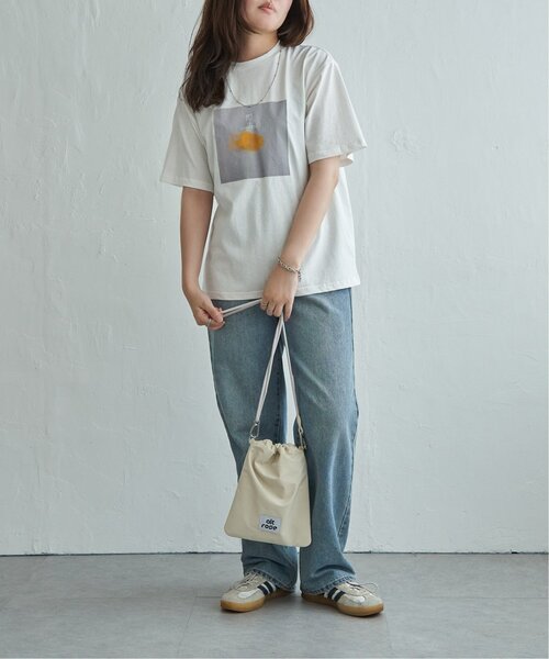 VENCEEXCHANGE(ヴァンスエクスチェンジ)の「【接触冷感/UVカット】天竺フラワープリントTシャツ(Tシャツ/カットソー・レディース・オフホワイト/その他2・FREE)」の12枚目の写真