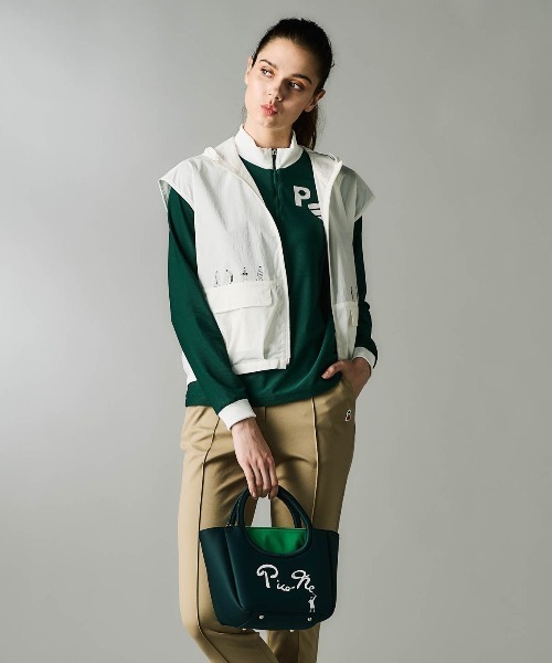 Picone CLUB(ピッコーネクラブ)の「配色ハーフジッププルオーバー(その他トップス・レディース・グリーン/ネイビー/ホワイト・13号/11号/9号)」の22枚目の写真