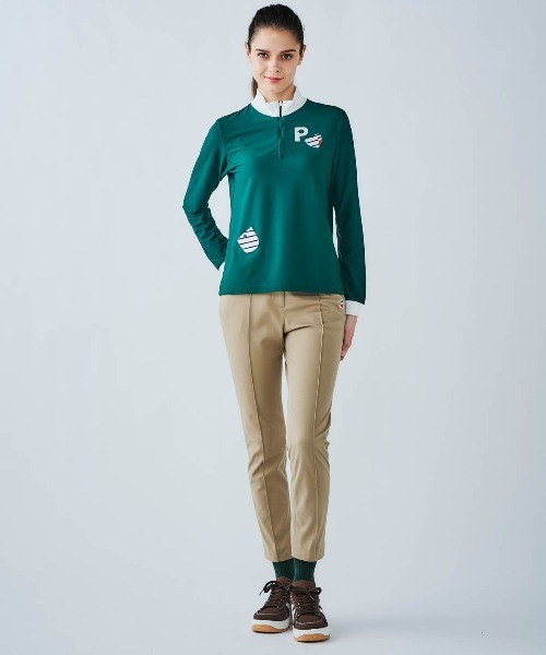 Picone CLUB(ピッコーネクラブ)の「配色ハーフジッププルオーバー(その他トップス・レディース・グリーン/ネイビー/ホワイト・13号/11号/9号)」の20枚目の写真