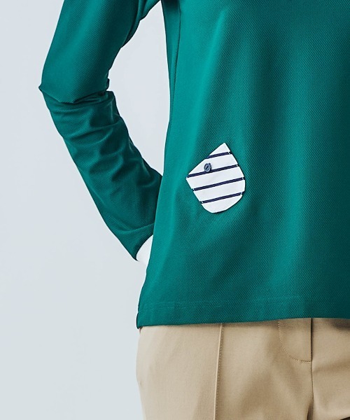 Picone CLUB(ピッコーネクラブ)の「配色ハーフジッププルオーバー(その他トップス・レディース・グリーン/ネイビー/ホワイト・13号/11号/9号)」の19枚目の写真