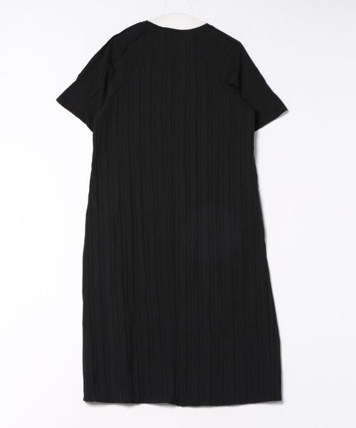 VIBGYOR(ヴィブジョー)の「FReePLACe/ゆったりストレートワンピース X12896(ワンピース・レディース・ブラック・LARGE)」の3枚目の写真
