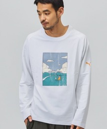 プーマ PUMA ESS ELEVATED MX ベビーテリー LS Tシャツ