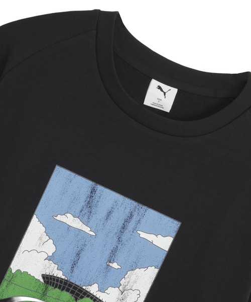 PUMA(プーマ)の「プーマ PUMA ESS ELEVATED MX ベビーテリー LS Tシャツ(Tシャツ/カットソー・メンズ・ホワイト/ブラック・S/M/L/LL)」の18枚目の写真