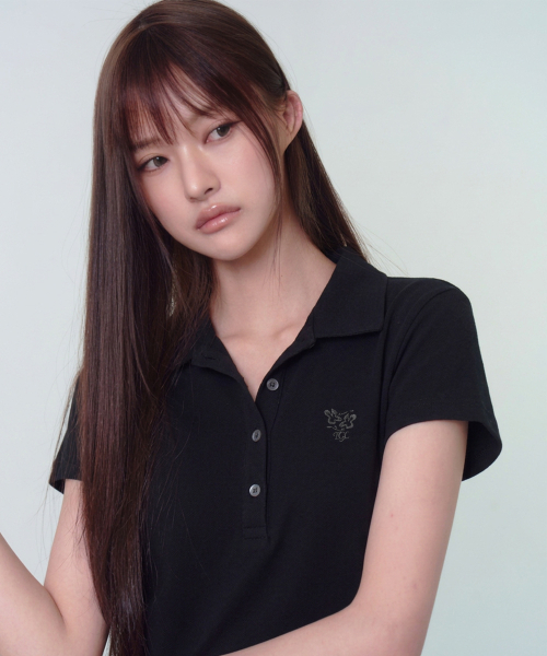 THE GREEN LAB（ザグリーンラボ）の「サイドシャーリングカラー半袖Tシャツ[メランジグレー]（ポロシャツ・レディース・その他・FREE）」の12枚目の写真