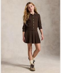 POLO RALPH LAUREN CHILDRENSWEAR(�|�� �����t ���[���� �`���h�����Y�E�F�A)�̃R�b�g�� Polo �J�[�f�B�K�� & �X�J�[�g �Z�b�g(�Z�b�g�A�b�v)