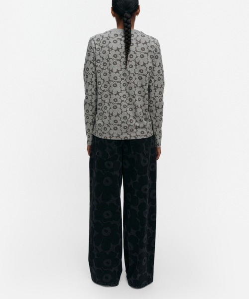 marimekko(マリメッコ)の「Sekunti Unikko / shirt(Tシャツ/カットソー・レディース・ライトグレー・X-SMALL/SMALL/MEDIUM)」の3枚目の写真