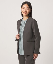 ダブルクロス Vネックジャケット ‐セットアップ対応・ウォッシャブル‐＜A DAY IN THE LIFE＞