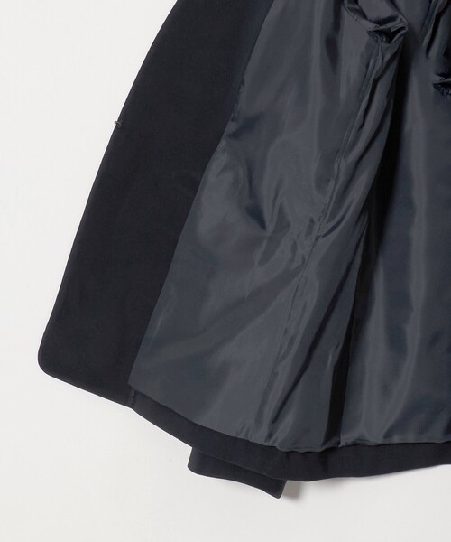 A DAY IN THE LIFE UNITED ARROWS(アデイインザライフユナイテッドアローズ)の「ダブルクロス Vネックジャケット ‐セットアップ対応・ウォッシャブル‐<A DAY IN THE LIFE>(ノーカラージャケット・レディース・ネイビー/ブラック/ダークグレー・38/40/36)」の11枚目の写真