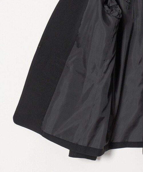 A DAY IN THE LIFE UNITED ARROWS(アデイインザライフユナイテッドアローズ)の「ダブルクロス Vネックジャケット ‐セットアップ対応・ウォッシャブル‐<A DAY IN THE LIFE>(ノーカラージャケット・レディース・ネイビー/ブラック/ダークグレー・38/40/36)」の16枚目の写真