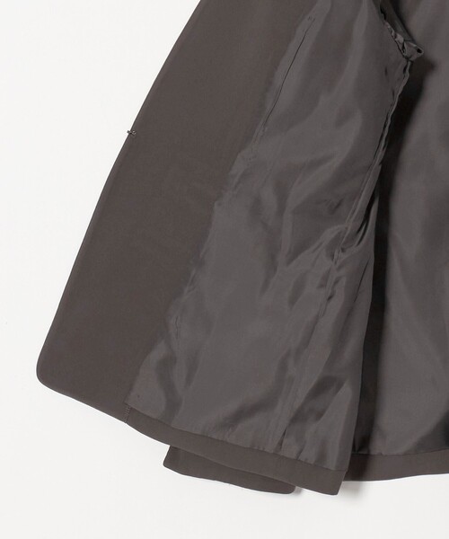 A DAY IN THE LIFE UNITED ARROWS(アデイインザライフユナイテッドアローズ)の「ダブルクロス Vネックジャケット ‐セットアップ対応・ウォッシャブル‐<A DAY IN THE LIFE>(ノーカラージャケット・レディース・ネイビー/ブラック/ダークグレー・38/40/36)」の20枚目の写真