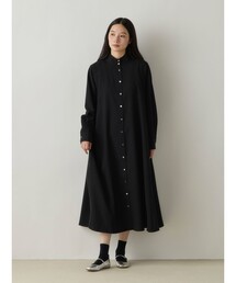 MidiUmi スタンドネックコートワンピース