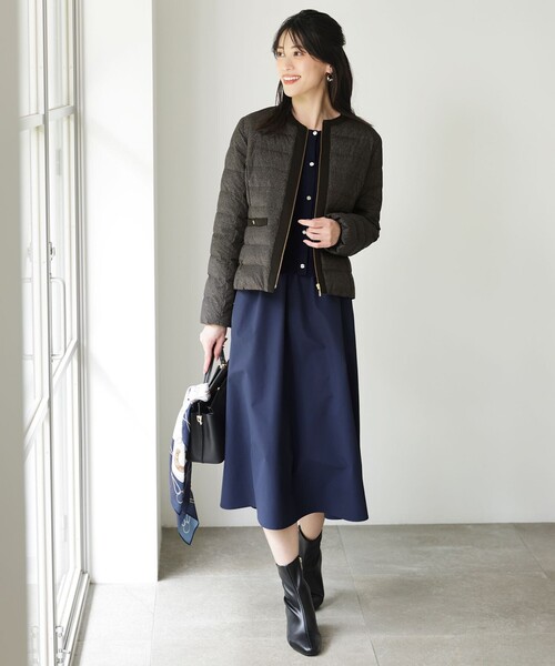 ANY SIS(エニィスィス)の「ドッキングニット ワンピース(ワンピース・レディース・ネイビー系/ブラック系・X-SMALL)」の10枚目の写真