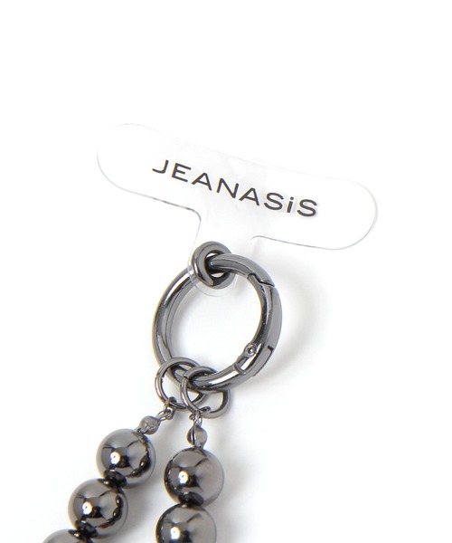 JEANASIS(ジーナシス)の「カラフルパーツスマホストラップチャーム/1057278(スマホグッズ・レディース・シルバー/ブラック・FREE)」の3枚目の写真