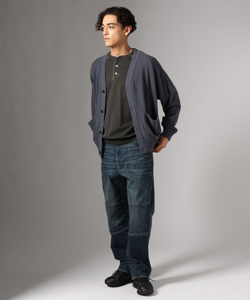 BAYFLOW(ベイフロー)の「ブークレニットカーディガン(カーディガン/ボレロ・メンズ・ブラウン/チャコール・MEDIUM/LARGE)」の3枚目の写真