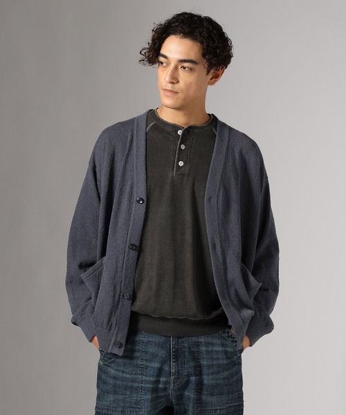 BAYFLOW(ベイフロー)の「ブークレニットカーディガン(カーディガン/ボレロ・メンズ・ブラウン/チャコール・MEDIUM/LARGE)」の5枚目の写真