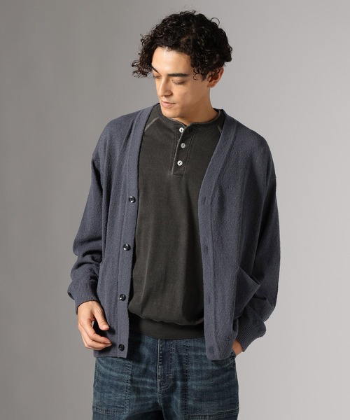 BAYFLOW(ベイフロー)の「ブークレニットカーディガン(カーディガン/ボレロ・メンズ・ブラウン/チャコール・MEDIUM/LARGE)」の6枚目の写真
