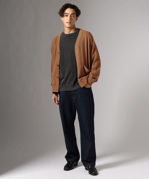 BAYFLOW(ベイフロー)の「ブークレニットカーディガン(カーディガン/ボレロ・メンズ・ブラウン/チャコール・MEDIUM/LARGE)」の8枚目の写真