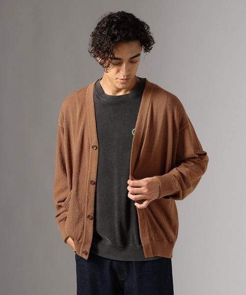 BAYFLOW(ベイフロー)の「ブークレニットカーディガン(カーディガン/ボレロ・メンズ・ブラウン/チャコール・MEDIUM/LARGE)」の10枚目の写真