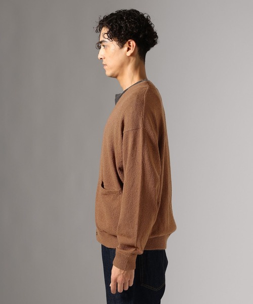 BAYFLOW(ベイフロー)の「ブークレニットカーディガン(カーディガン/ボレロ・メンズ・ブラウン/チャコール・MEDIUM/LARGE)」の13枚目の写真