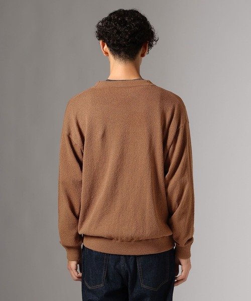 BAYFLOW(ベイフロー)の「ブークレニットカーディガン(カーディガン/ボレロ・メンズ・ブラウン/チャコール・MEDIUM/LARGE)」の14枚目の写真