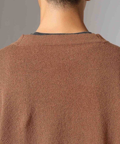 BAYFLOW(ベイフロー)の「ブークレニットカーディガン(カーディガン/ボレロ・メンズ・ブラウン/チャコール・MEDIUM/LARGE)」の15枚目の写真