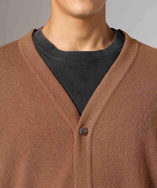 BAYFLOW(ベイフロー)の「ブークレニットカーディガン(カーディガン/ボレロ・メンズ・ブラウン/チャコール・MEDIUM/LARGE)」の16枚目の写真