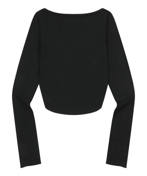 MUCENT(ムセント)の「MUCENT/SERDINスナップカーディガントップス(カーディガン/ボレロ・レディース・ホワイト/ブラック・FREE)」の8枚目の写真