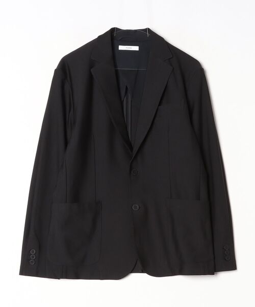 piuoro(ピウオッロ)の「PIUORO(ピウオロ) HI TENSION KNIT JACKET(テーラードジャケット・メンズ・グレー/ブラック・4/3)」の1枚目の写真
