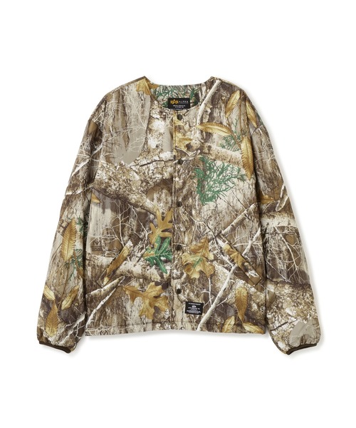 Alpha Industries(アルファインダストリーズ)の「Alpha Industries/アルファ インダストリーズ/CAMO REED RELAXED FIT LINER/カモ リード リラックスフィットライナー(ノーカラージャケット・メンズ・カモフラージュ・2XL/XL/L/M/S/XS)」の7枚目の写真