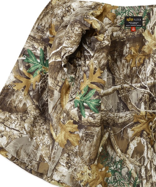 Alpha Industries(アルファインダストリーズ)の「Alpha Industries/アルファ インダストリーズ/CAMO REED RELAXED FIT LINER/カモ リード リラックスフィットライナー(ノーカラージャケット・メンズ・カモフラージュ・2XL/XL/L/M/S/XS)」の9枚目の写真
