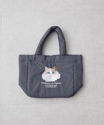 アニマル刺繍パフトート