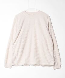 GRID BRUSHED PO CREW / グリッド ブラッシュド プルオーバー クルー