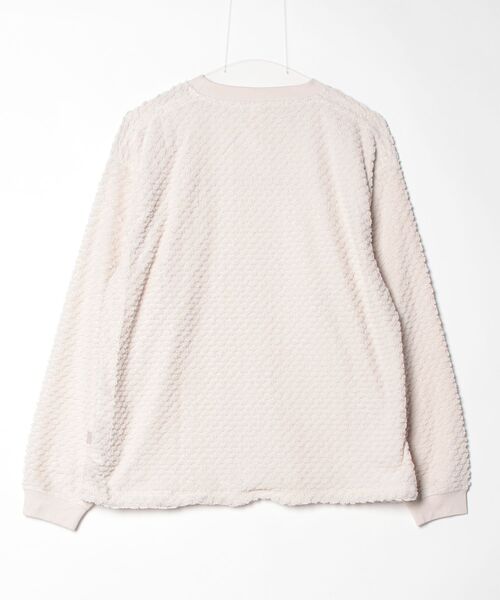 KEEN(キーン)の「GRID BRUSHED PO CREW / グリッド ブラッシュド プルオーバー クルー(Tシャツ/カットソー・レディース・オフホワイト・XL/L/M/S)」の2枚目の写真
