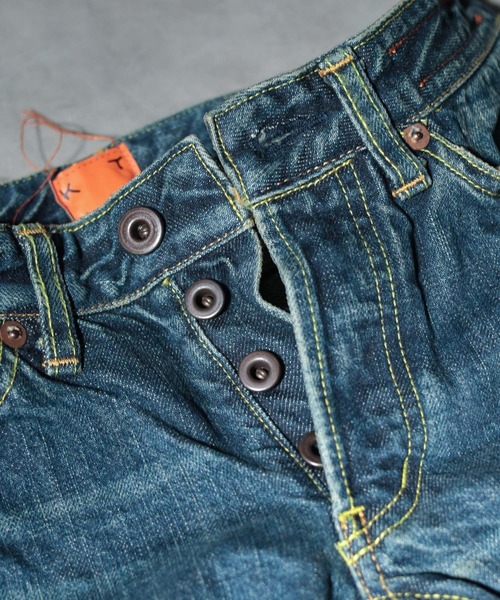 KATO`(カトー)の「【RE】【KATO(カトー)】LOWRISE BOOTSCUT(デニムパンツ・メンズ・ダークインディゴブルー・25)」の6枚目の写真
