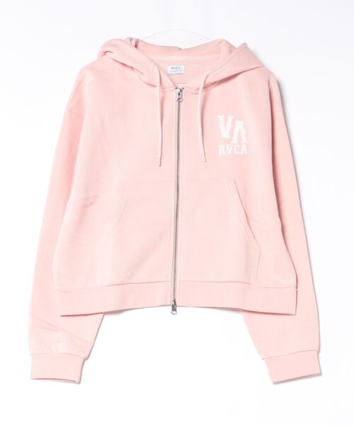 RVCA(ルーカ)の「RVCA ウィメンズ ARCH OE ZIP HD パーカー 【2026年秋冬モデル】(パーカー・レディース・ブラック/ヘザーグレー/ブラック系その他2/ピンク系その他・MEDIUM/SMALL)」の4枚目の写真