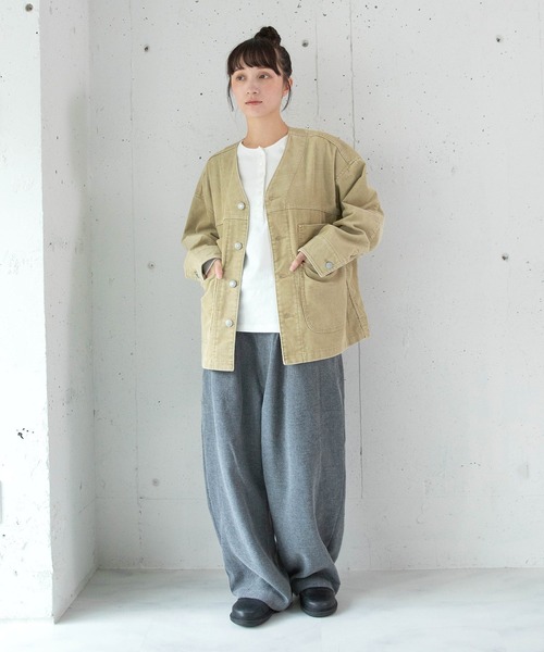 URCH RNA（アーチ アールエヌエー）の「R4505 コックさんが秋冬にはくボラボラパンツ（その他パンツ・レディース・ベージュ/グレー/ライトグレー・FREE）」の10枚目の写真