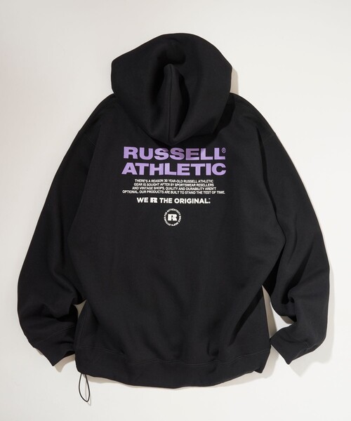 Russell Athletic（ラッセルアスレティック）の「RUSSELL ATHLETIC/ラッセルアスレチック 限定展開 RUSSELL ATHLETIC × FREAK'S STORE / 別注 RS ロゴパーカー（パーカー・メンズ・ブラック/アッシュグレー/ブラウン/ネイビー・MEDIUM/LARGE/SMALL）」の14枚目の写真