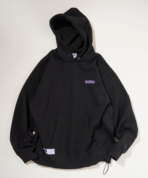 Russell Athletic（ラッセルアスレティック）の「RUSSELL ATHLETIC/ラッセルアスレチック 限定展開 RUSSELL ATHLETIC × FREAK'S STORE / 別注 RS ロゴパーカー（パーカー・メンズ・ブラック/アッシュグレー/ブラウン/ネイビー・MEDIUM/LARGE/SMALL）」の10枚目の写真