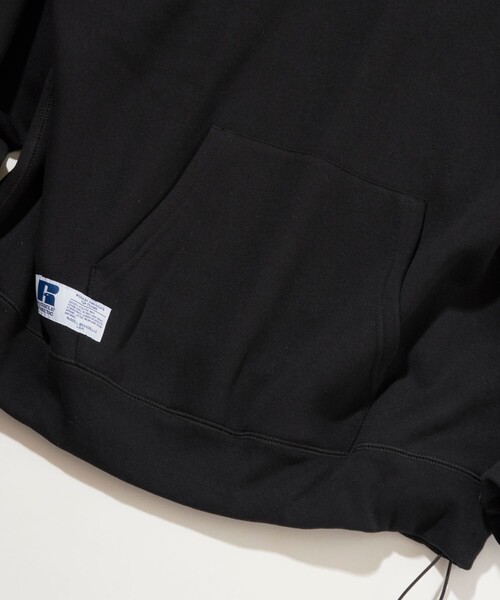 Russell Athletic（ラッセルアスレティック）の「RUSSELL ATHLETIC/ラッセルアスレチック 限定展開 RUSSELL ATHLETIC × FREAK'S STORE / 別注 RS ロゴパーカー（パーカー・メンズ・ブラック/アッシュグレー/ブラウン/ネイビー・MEDIUM/LARGE/SMALL）」の9枚目の写真