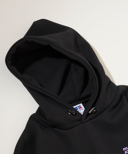 Russell Athletic（ラッセルアスレティック）の「RUSSELL ATHLETIC/ラッセルアスレチック 限定展開 RUSSELL ATHLETIC × FREAK'S STORE / 別注 RS ロゴパーカー（パーカー・メンズ・ブラック/アッシュグレー/ブラウン/ネイビー・MEDIUM/LARGE/SMALL）」の7枚目の写真